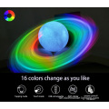 16 Farben wiederaufladbare 3D -Sternmond -Lichtlampe